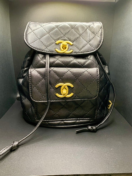 Mini Quilted C Backpack