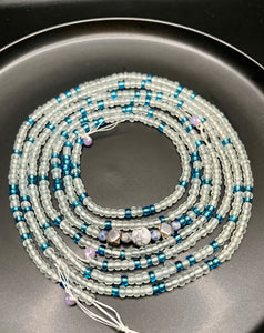 Snowy Ice Waist beads (Tie On) Double Strand