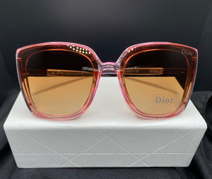 Over Sized Pointed Square Sunglasses